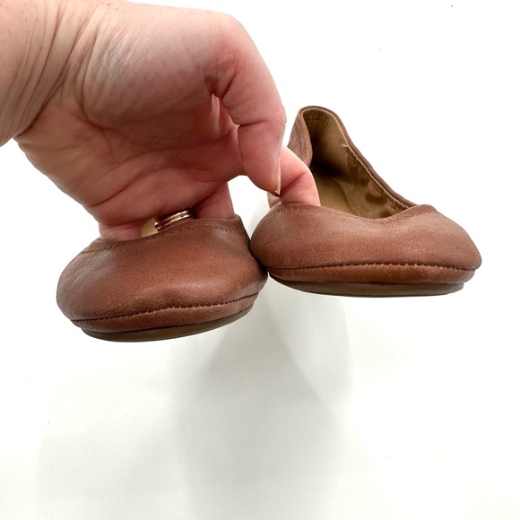 Lucky Brand Erin Brown Leather Ballet Flats - Picture 3 of 5